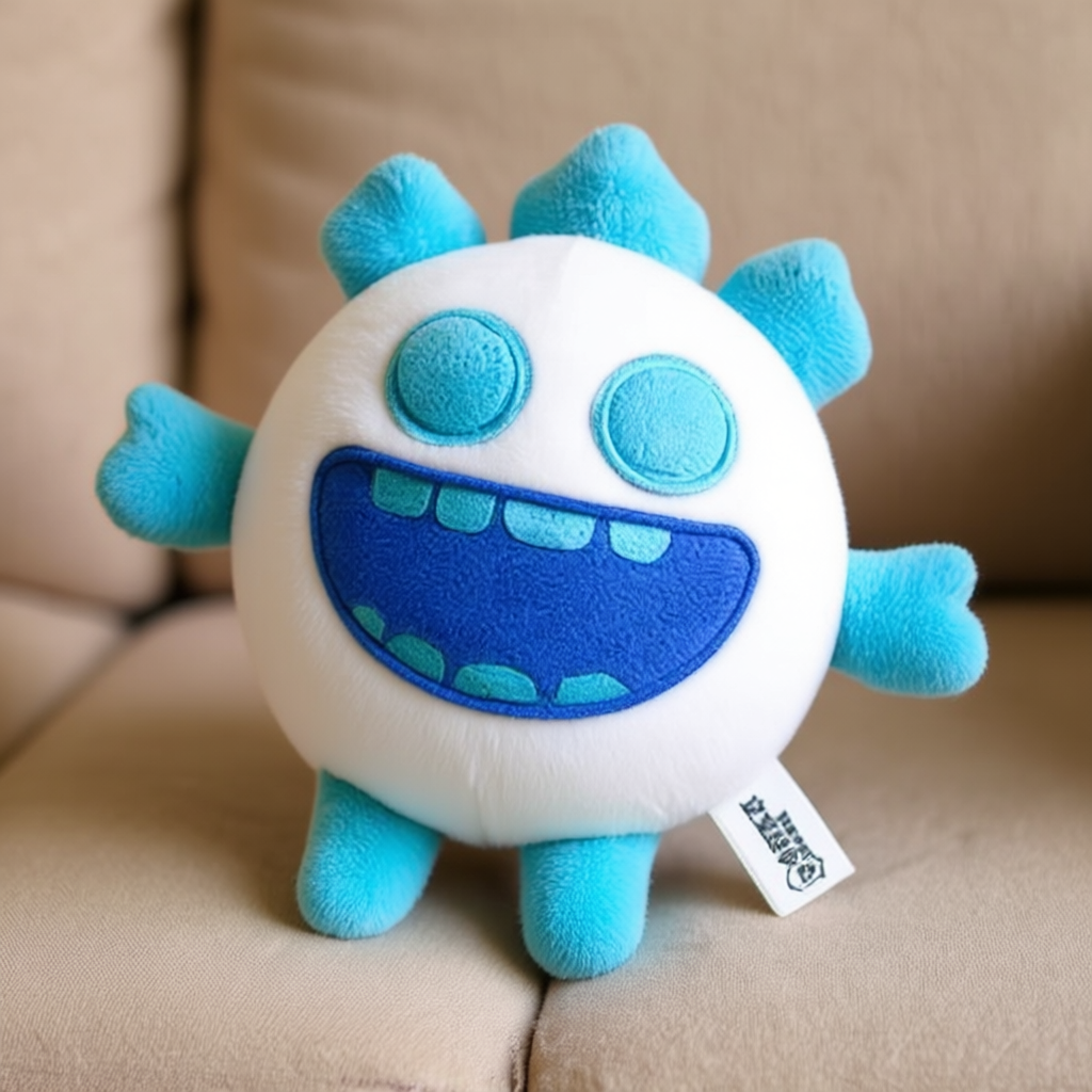 Ice Spirit Plush Keychain