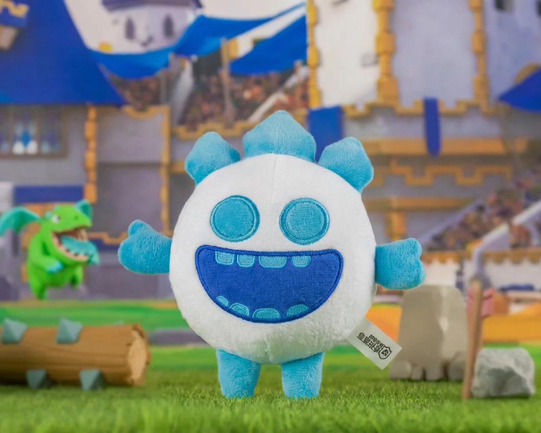 Ice Spirit Plush Keychain